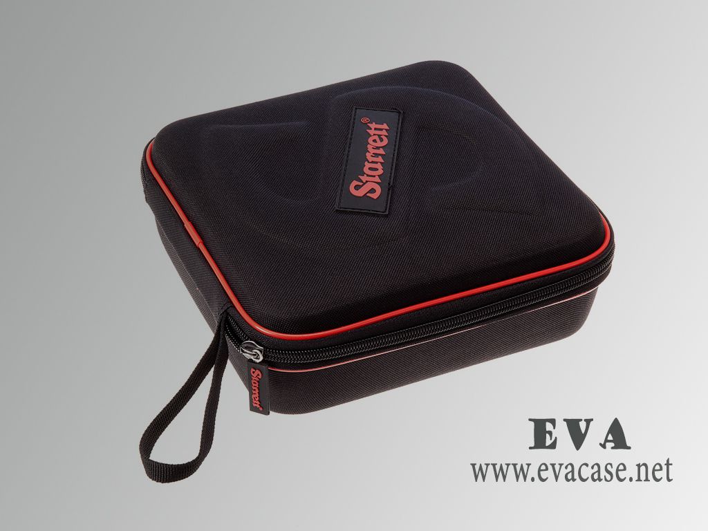 Molded EVA hole saw carry storage travel case for Starrett rubber patch